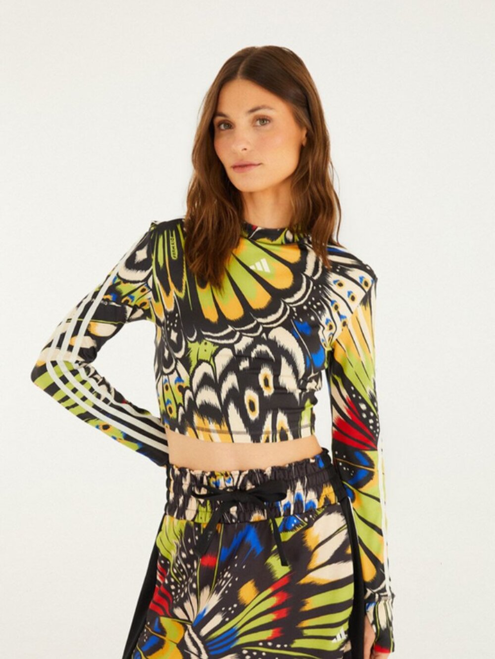 Farm Rio x adidas | colorfly green longsleeve